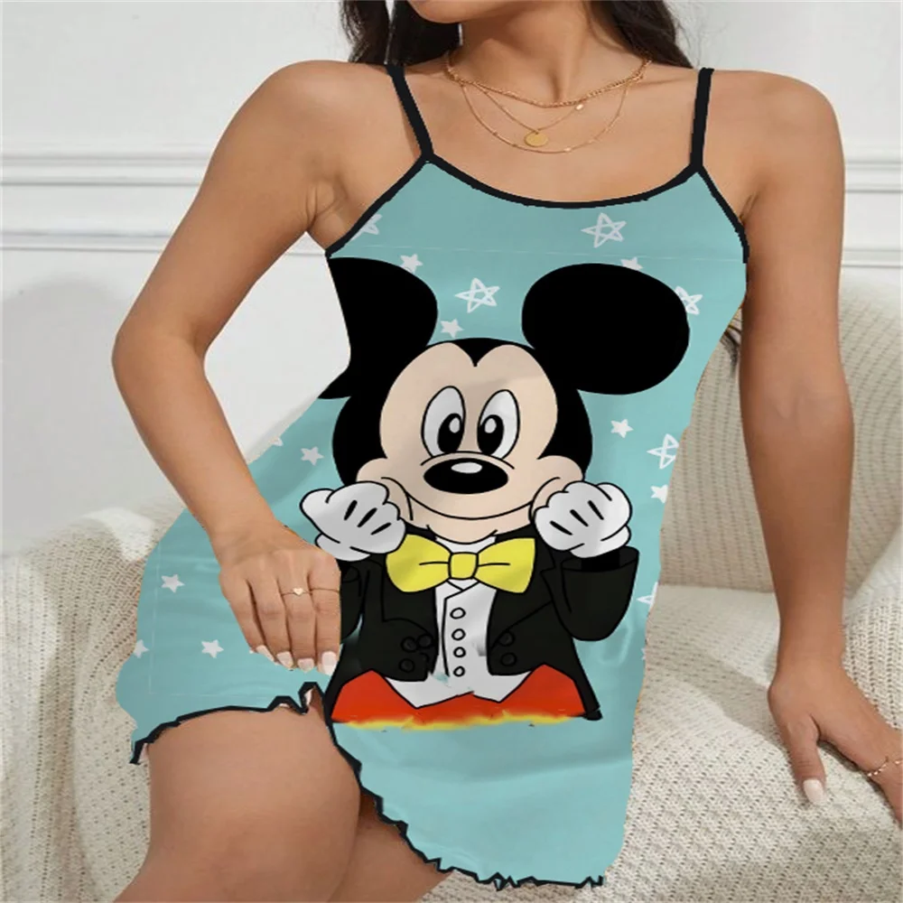 Pajamas Dress Women Pajama Sets Babydoll Dress Mini Nightgowns for Women Sex Sexy Bras New in Women's Sleepwear 2024 Disney Bhs