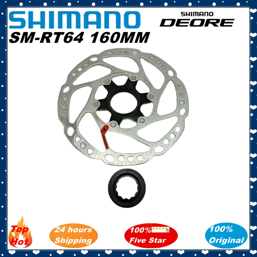 SHIMANO DEORE GRX 11-speed SM-RT64 CENTER LOCK - Disc Brake Rotor 203/180/160/140 mm Original Parts