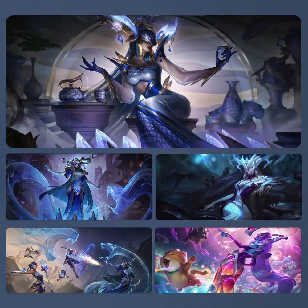 

Lissandra League Of Legends Mousepad Large Gaming Mouse Pad LockEdge Thickened Computer Keyboard Table Desk Mat