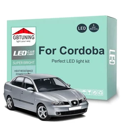 11Pcs For Seat Cordoba MK3 6L 6L2 2003 2004 2005 2006 2007 2008 2009 Car LED Interior Light Bulb Kit Dome Trunk Reading Canbus