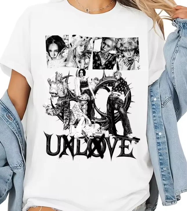 2026 Retro XLOV UXLXVE Members Graphics T-shirt Men Women Summer Cotton Y2K Clothing Hip Hop Fashion Round Neck Short Sleeved