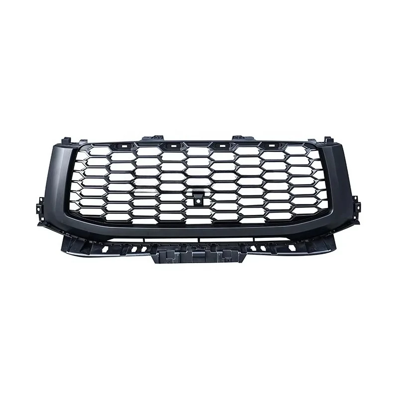 For 500 Front Upper Grill Accessory New Black Plastic Automotive Exterior Accesory