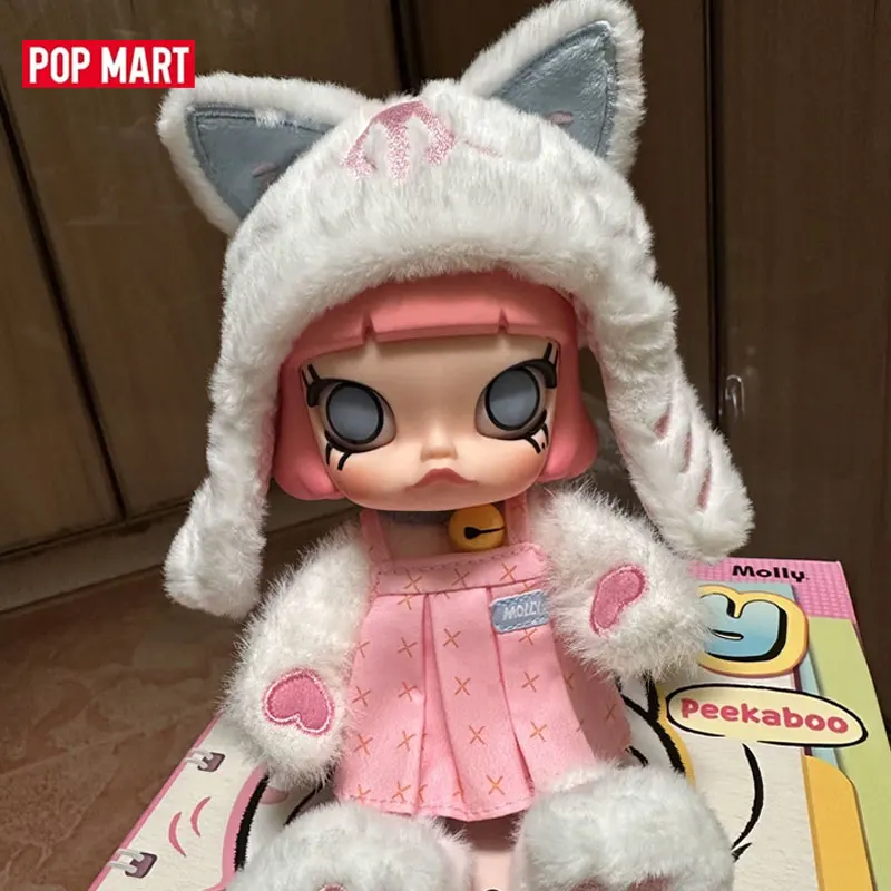 POP MART MOLLY Peekaboo Series 1/8 BJD Blind Box Doll Mystery Box