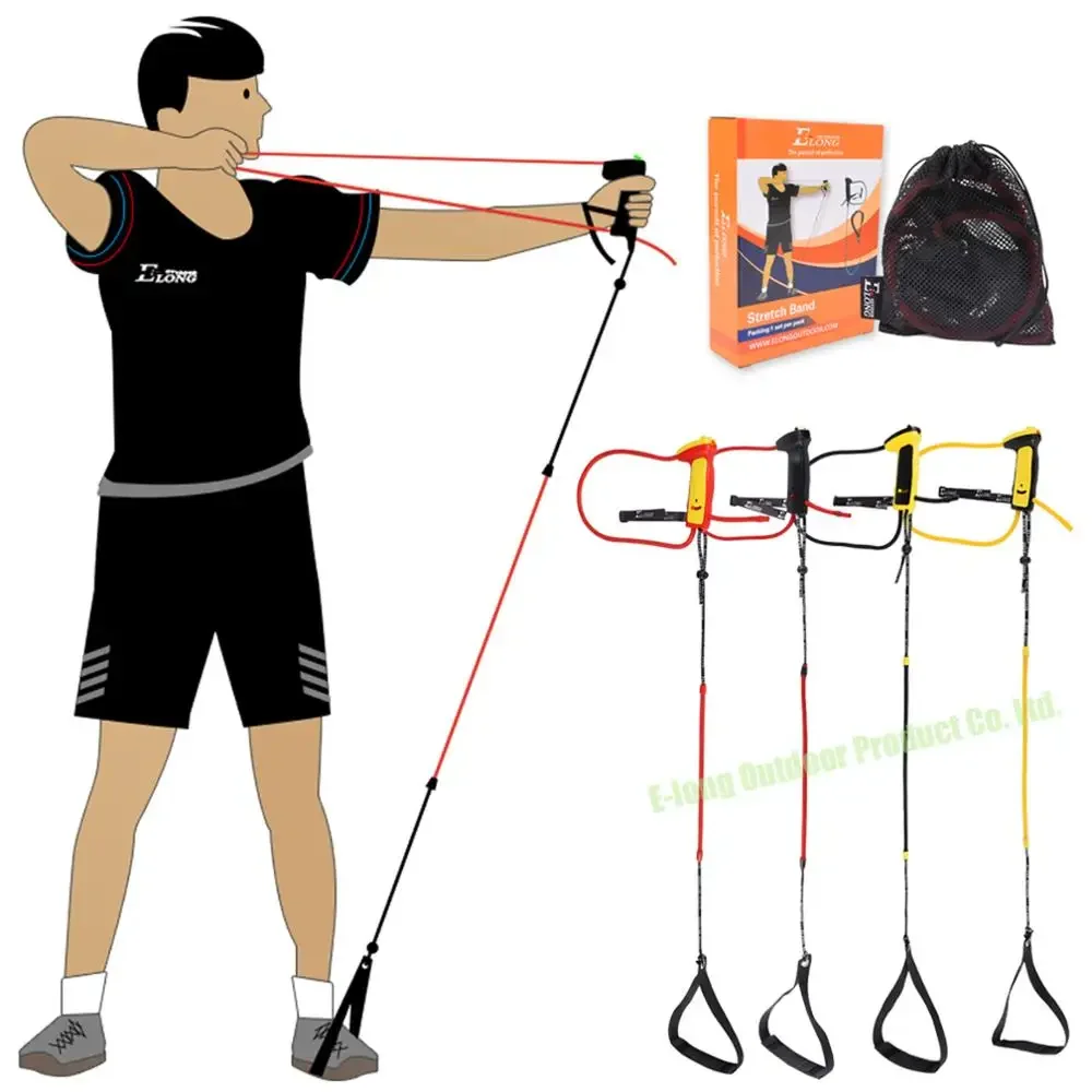 Archery Training Device Hand Extensor Exerciser Finger Strength Resistance Bands for Improving Archery Skills