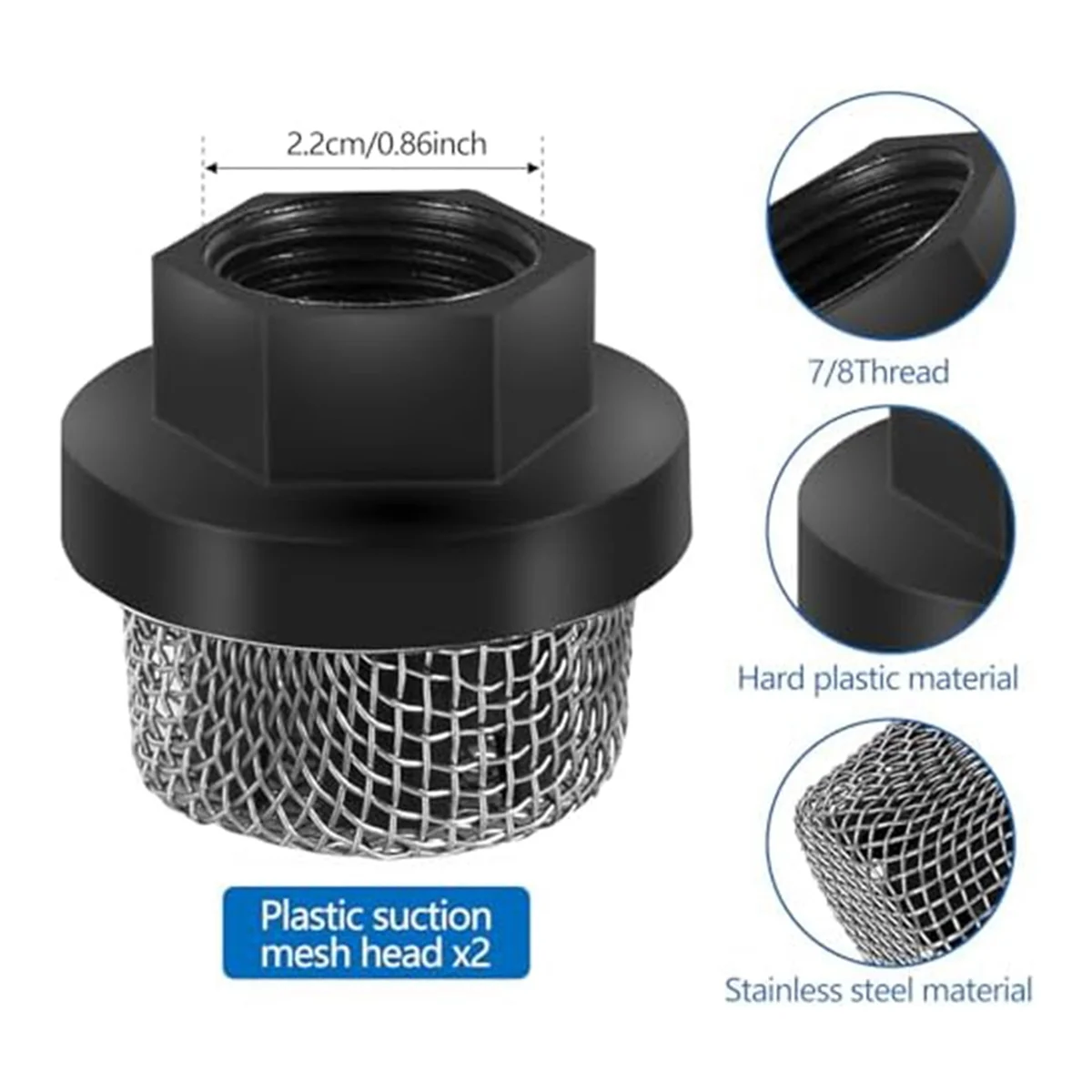 مجموعة فلتر ABJY بدون هواء، متوافقة مع شاشة فلتر أدوات ممتازة بدون هواء 390 395 490,60 للرشاشات الخالية من الهواء