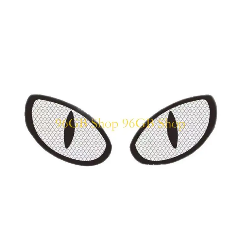 96GB 1 Pair Motorbike Decorative Accessory Car Motorcycle Devil Eye Reflector Sticker