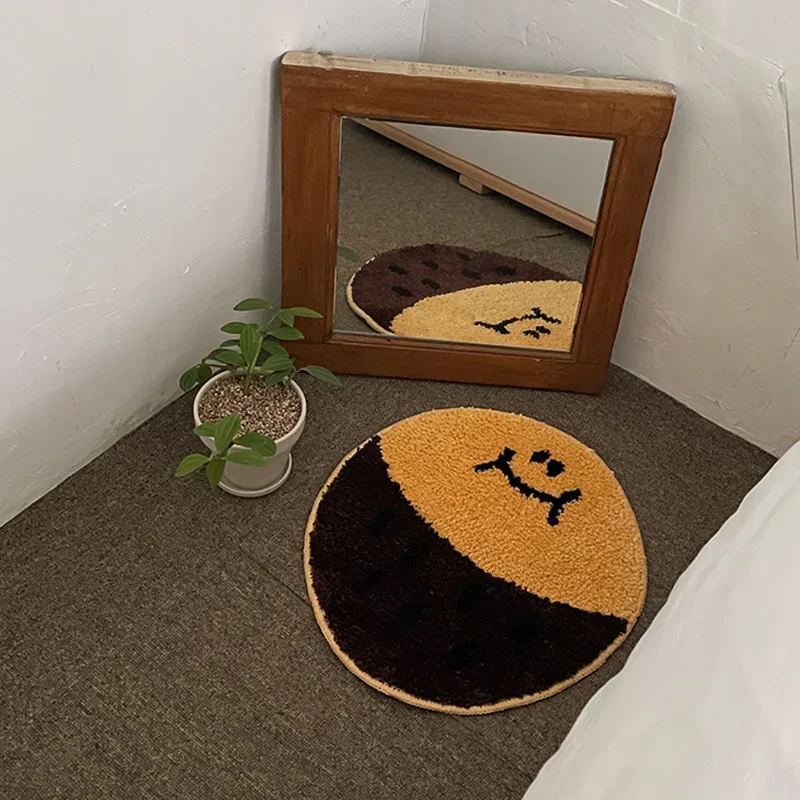 Cute Fruits Tufting Carpet Door Mat Soft Thick Fluffy Tuftted Bathroom Absorbent Rug Toilet Kitchen Entrance Floor Mat Foot Pad