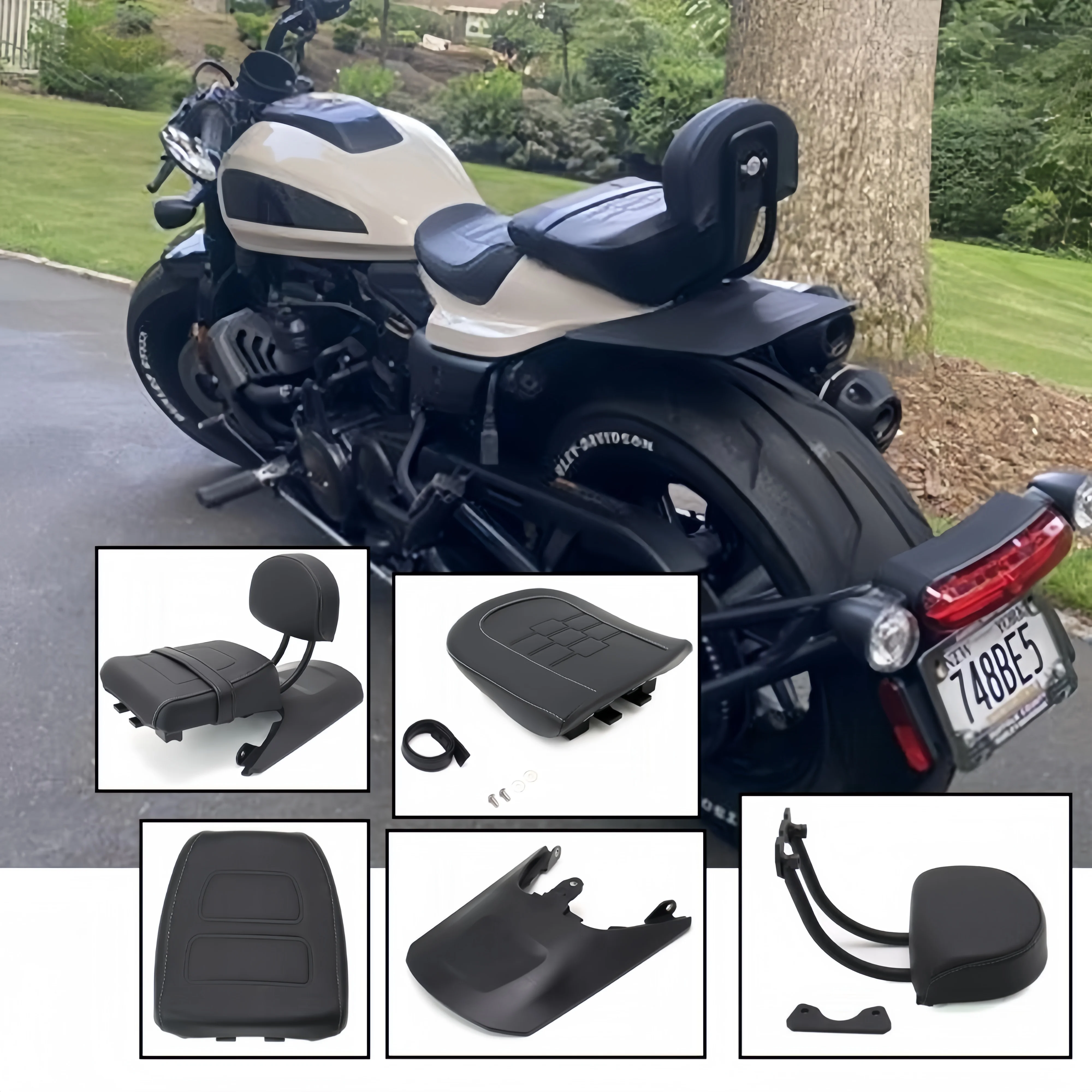 For Harley Sportster S 1250 RH1250S 2021 2022 2023 NEW Motorcycle Accessories Sundowner Passenger Pillion Backrest Rear Seat Kit