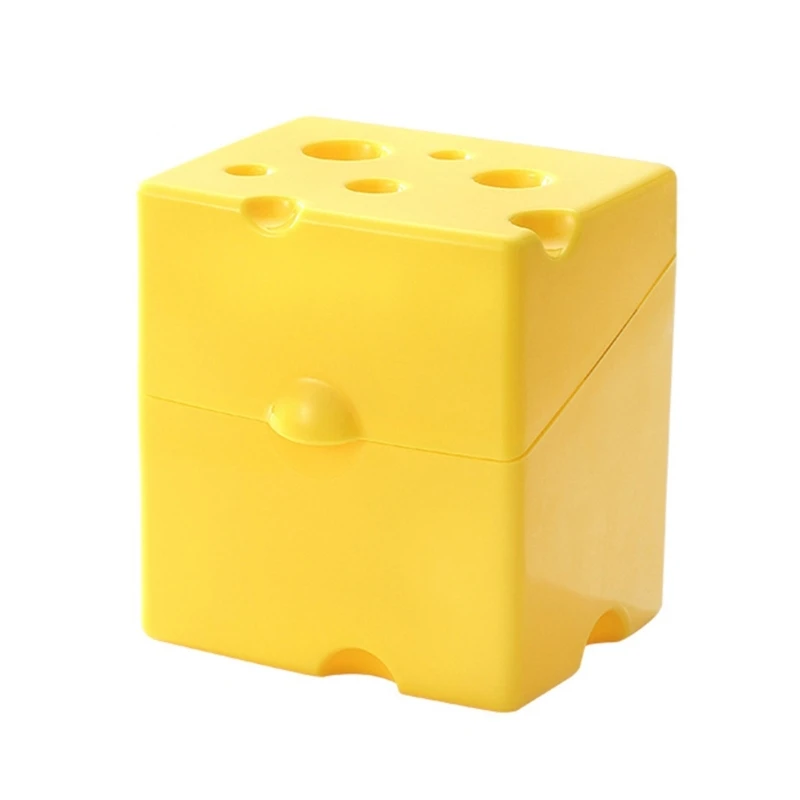 Cheese Storage Container Waterproof Preservation Box with Lid Plastic Sliced Cheese Holder Organization Tool