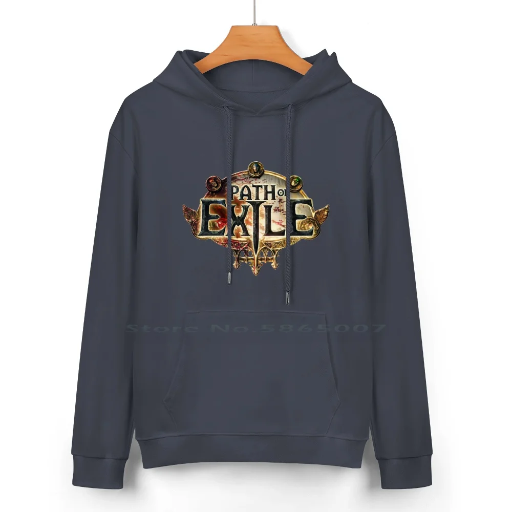 Path Of Exile Pure Cotton Hoodie Sweater 24 Colors Path Of Exile 100% Cotton Hooded Sweatshirt For Women Men Unisex Gifts Heat