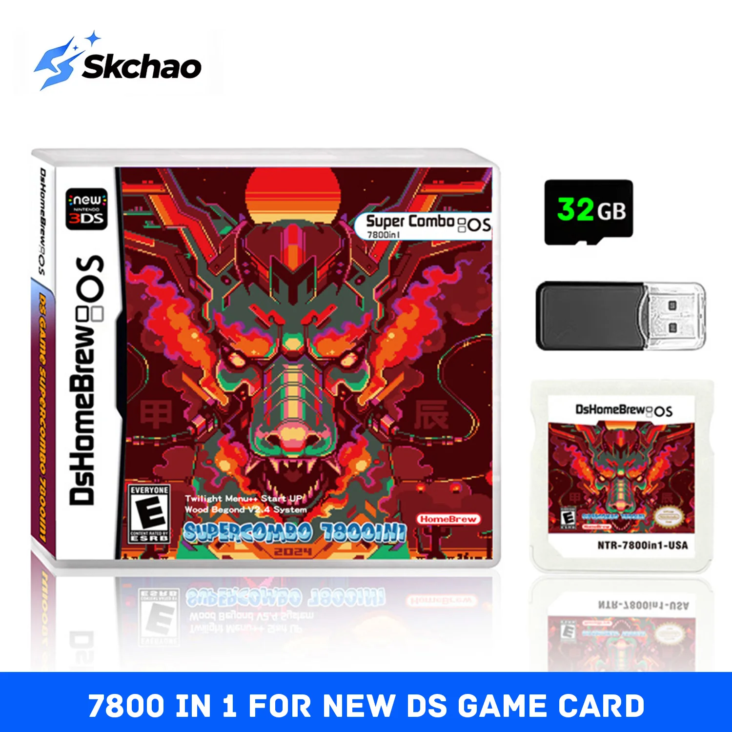 7800 In 1 R4 Card F…