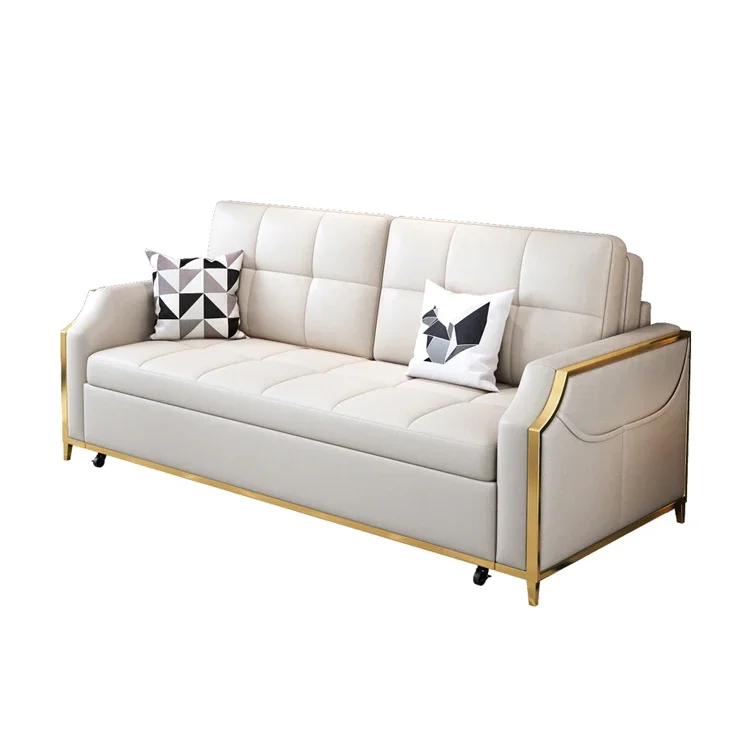 z Folding Sofa Bed With Storage Function Modern Fabric Sofa Bed Foldable Apartment Lounge Hotel Living Room