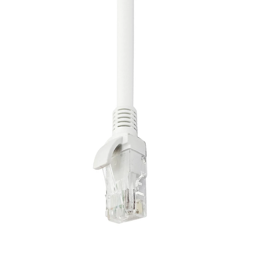 

50M High- Jumper Cate6 Ethernet Cable LAN Copper Core 100M Broadband White for Router PC
