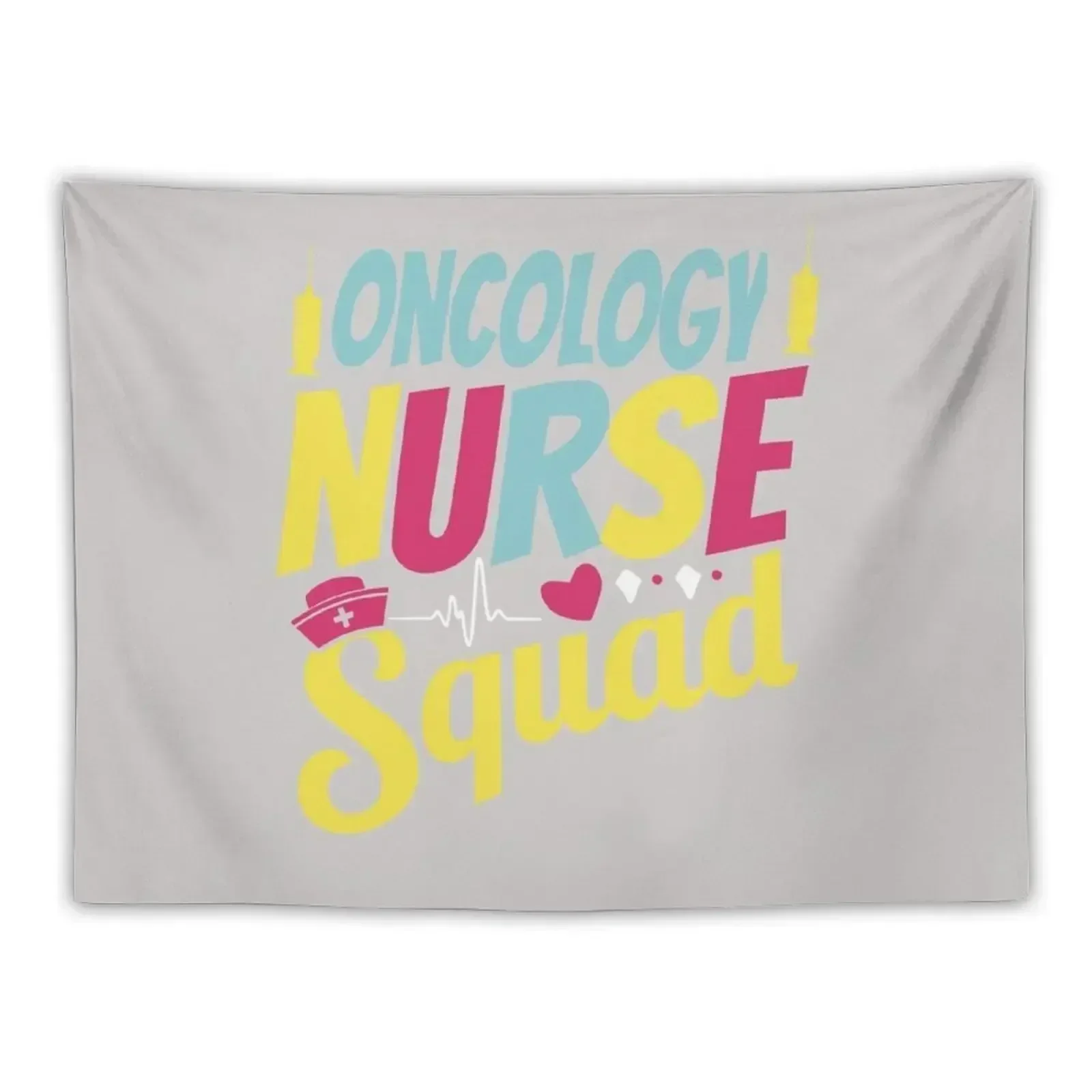 

Oncology Nurse Squad Funny Oncology Nurse Team Tapestry House Decor Carpet On The Wall Aesthetics For Room Hanging Wall Tapestry