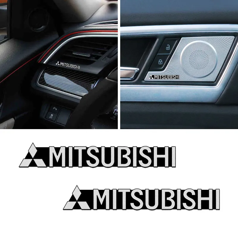 3D Aluminum harman/kardon Badge car Speaker Stickers For Mitsubishi Lancer Outlander Pajero Ralliart Accessories Car Accessory