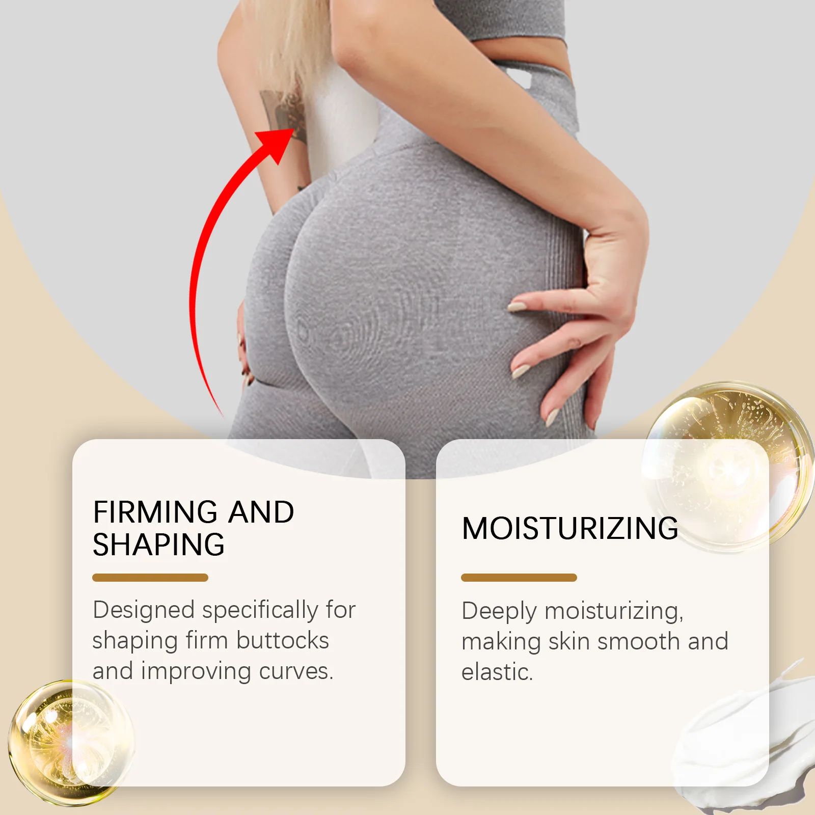 Slimming Cream Fat Burning Full Body Sexy Breast Enlargement Butt Tight Tightening Lift Firm Reduce Cellulite Massage Body Care