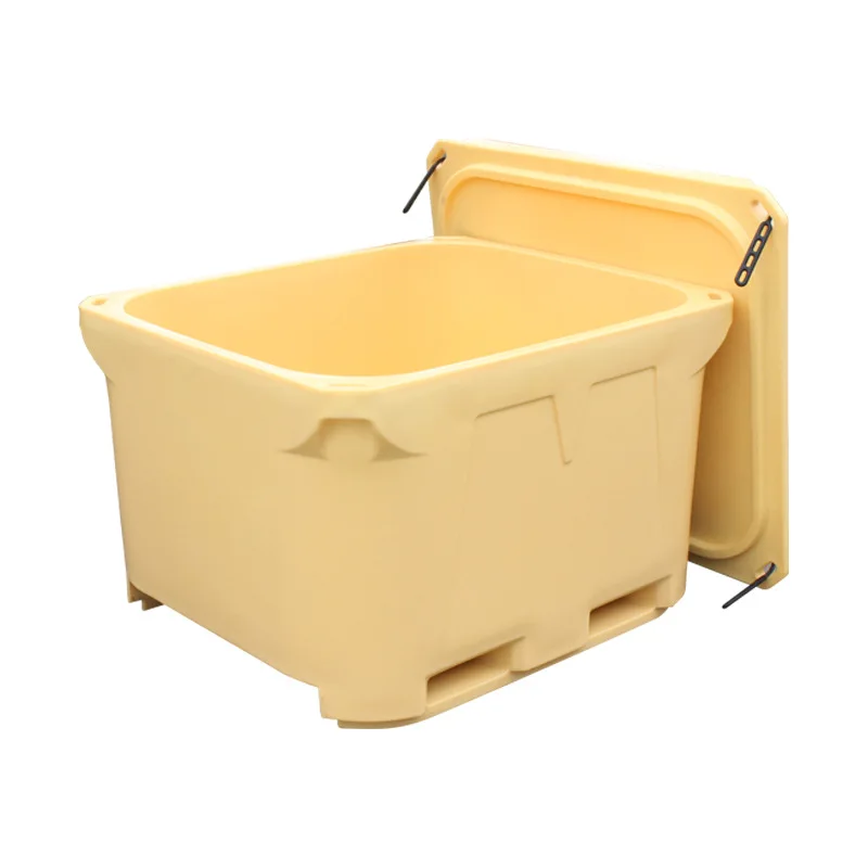 Outdoor 700L Large Capacity Food Turnover Transport Cooler Box Seafood Storage Insulated Box Camping Ice Cooler Box