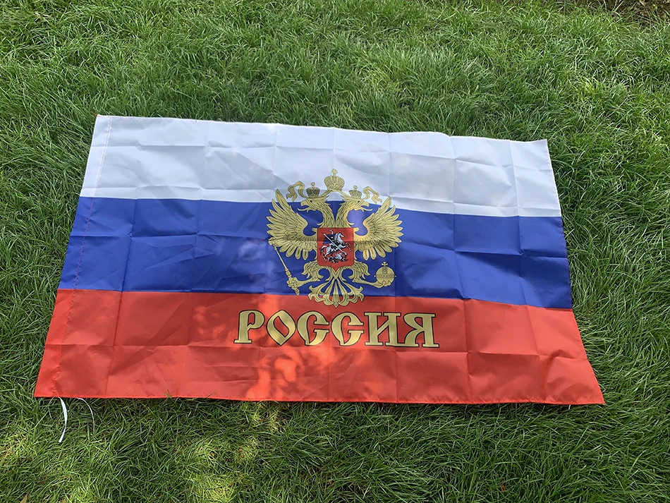 SKY FLAG free shipping 90x150cm hanging Polyester Russia's President Flag Russian Flag Polyester the Russia National Banner