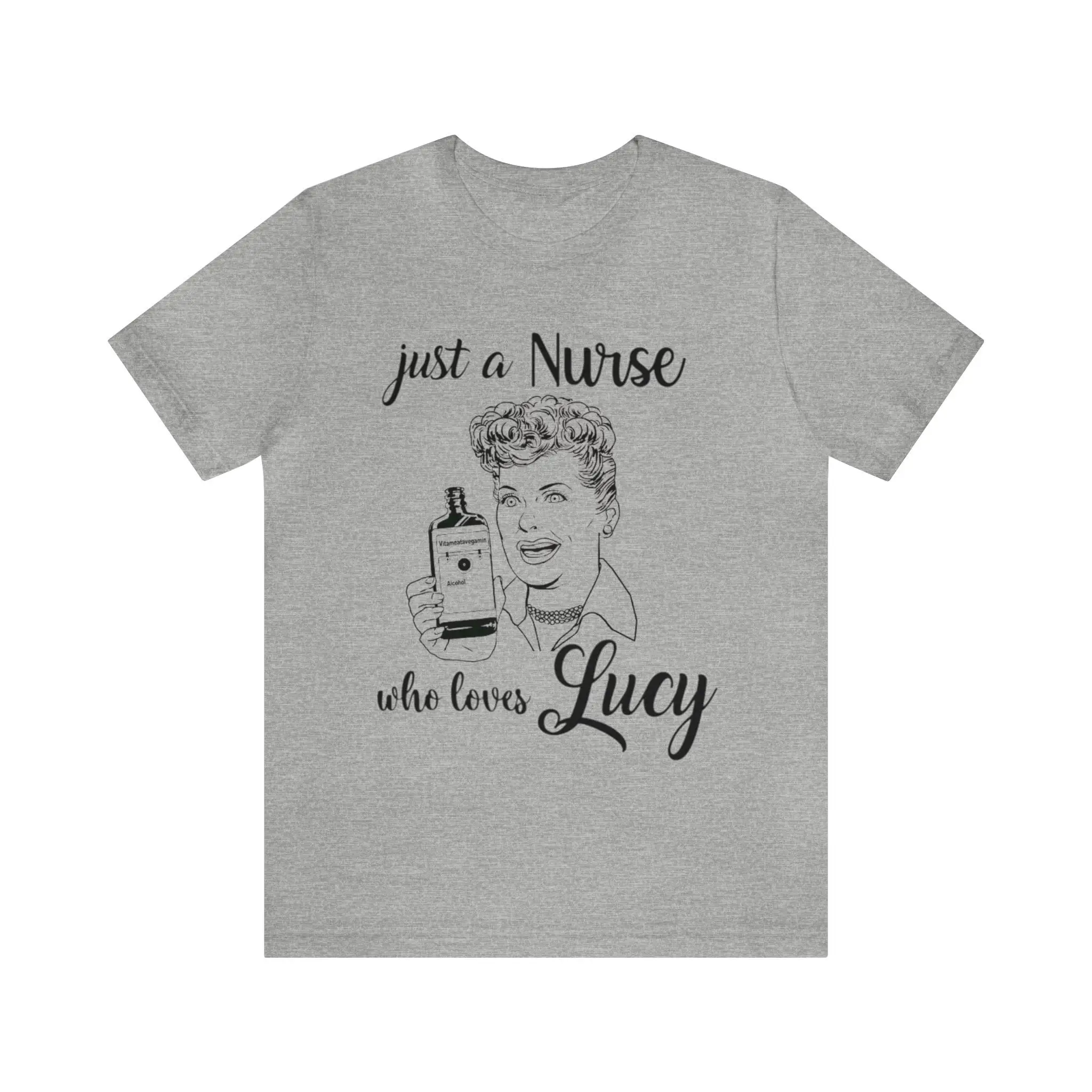 Just A Nurse Who Loves Lucy I Love T Shirt For Mom Ricardo Appreciation Women'S Vintage Lucille Ball