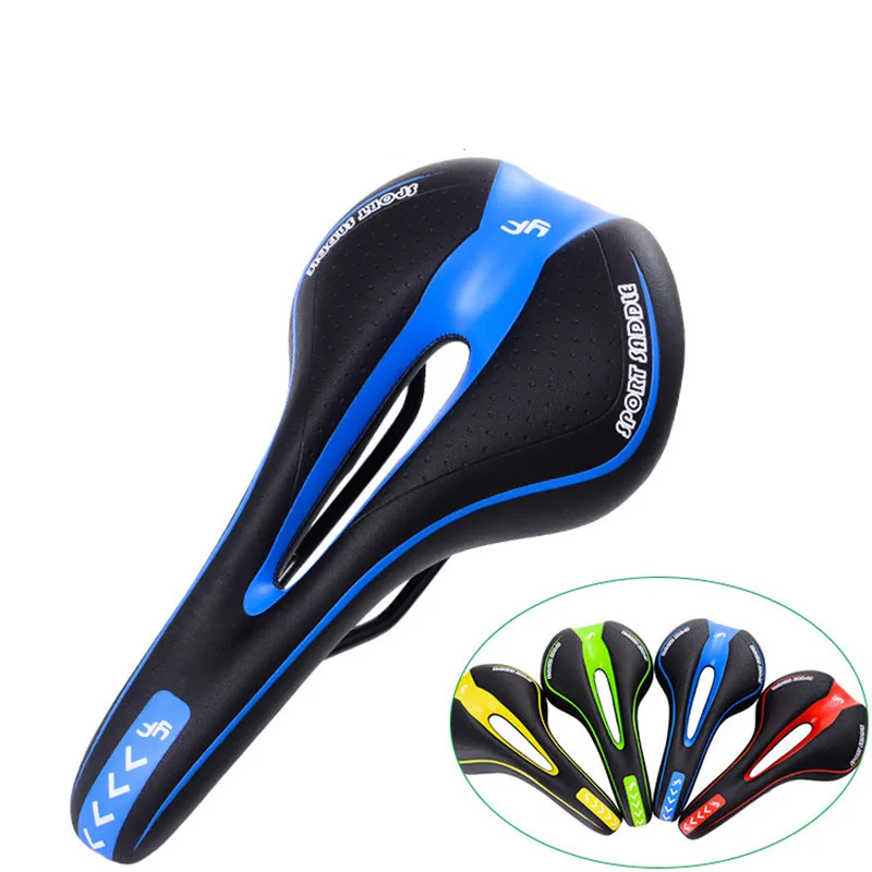 

H289 PU Material Bicycle Saddle Mountain Bike Saddle Cushion Cycling Equipment Polyurethane Leather