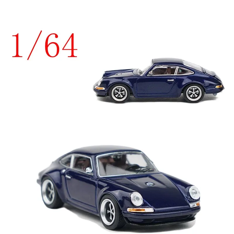 

POPRACE литой под давлением масштаб 1/64 Porsche 964 Monaco синий миниатюрная классическая коллекция модель автомобиля из сплава игрушки для мальчиков подарок