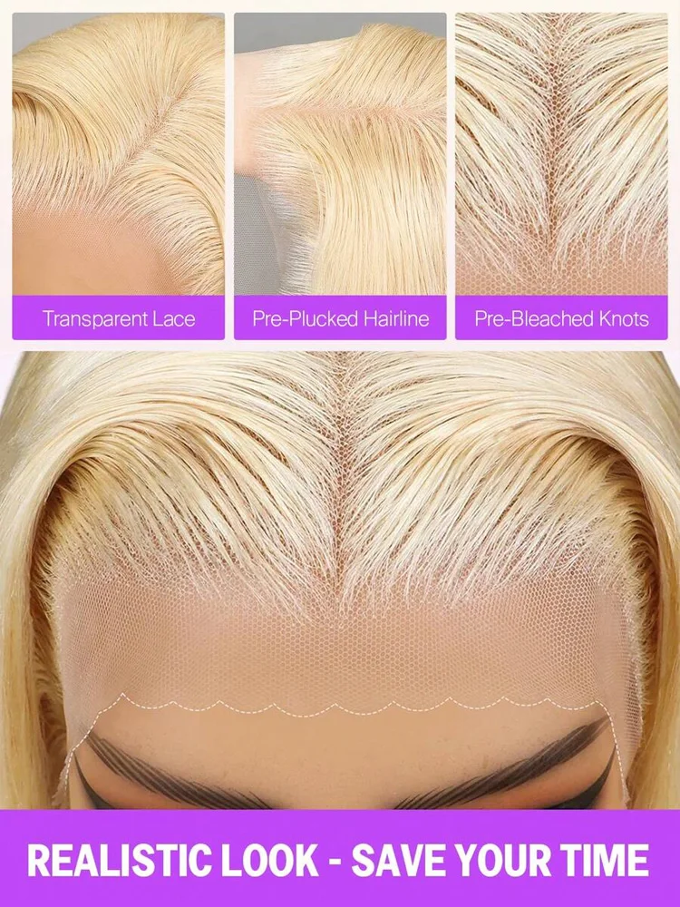 شقراء مستقيم 100% شعر بشري لعذراء 13x4 الدانتيل شعر مستعار أمامي قبل قطعها شعري عذراء الشعر شعر مستعار طبيعي للنساء