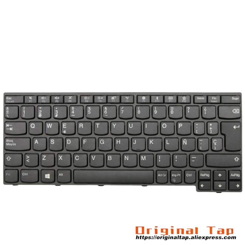 Clavier espagnol ES pour Lenovo ThinkSub Yoga, 11e, 4e génération, Isabel 4, 01EP151, 01EP190