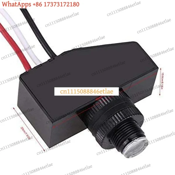 A06K Photocell Switch NK-BB/F50 DC 8-50V Dusk to Dawn Sensor Photoelectric Lighting Control Waterproof Outdoor Light Sensor