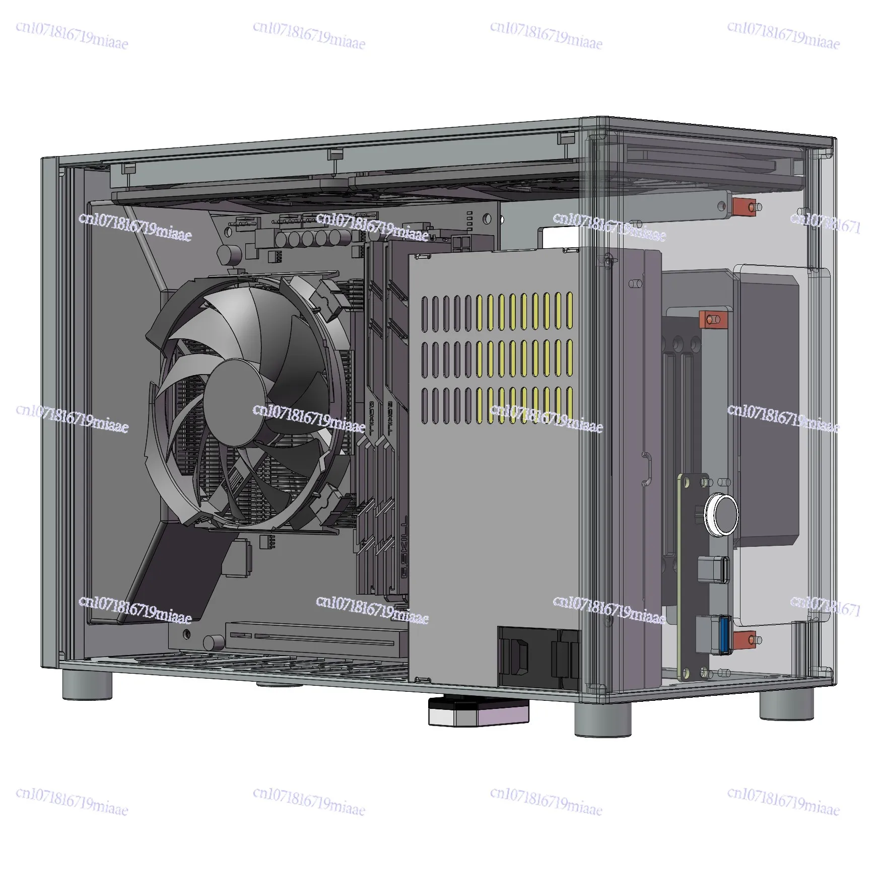 

Itx Computer Case, Version V4\ 7.3 Liter Volume, All Aluminum Flex 1u