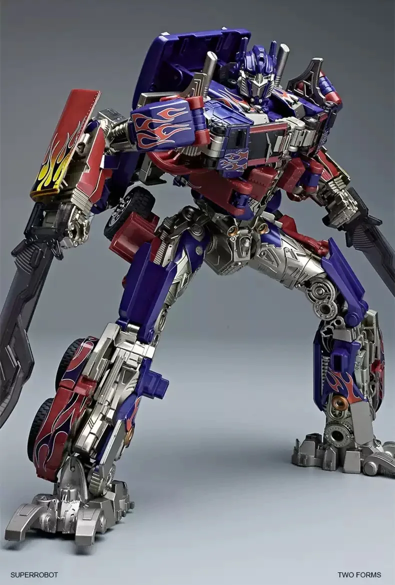 30CM Transformation Optimus Prime Bumblebee Megatron Schwarz Gold Roboter Spielzeug Legierung Star Commander Lkw Auto Spielzeug Action Figur geschenk – Detail 19