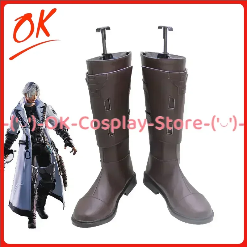 

[На заказ] Thancred обувь для косплея, игра FF14, аниме, реквизит для ролевых игр, Хэллоуин, карнавал, вечерние ботинки из искусственной кожи