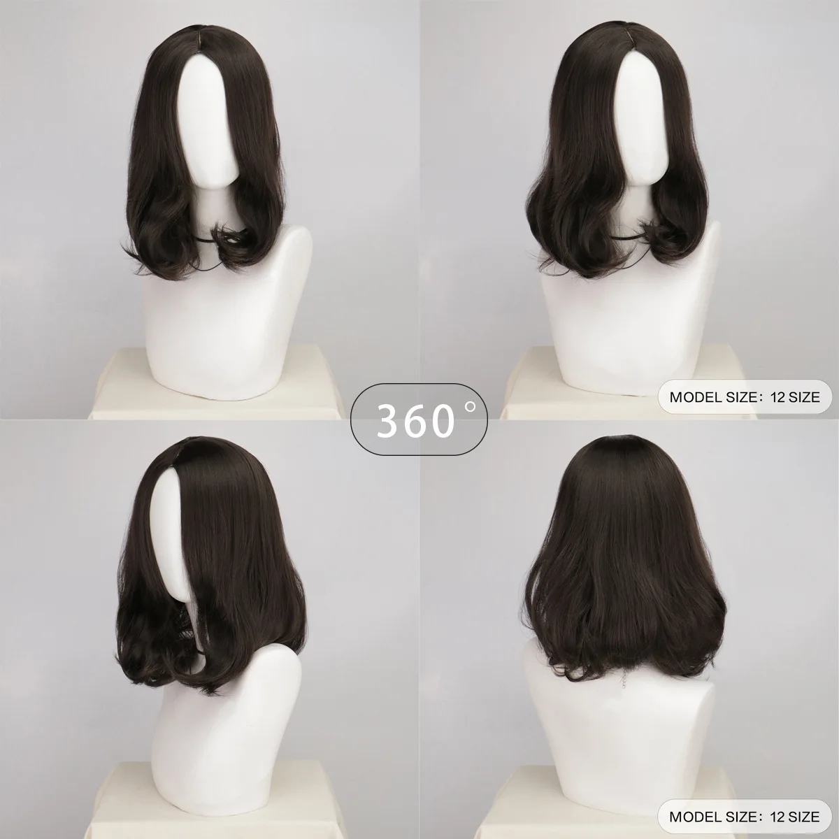 John Wick Wig Cosplay Short Curly Synthetic Brown Hair Men Women's Daily Fashion Halloween Party Cosplay costume Wigs - view 5