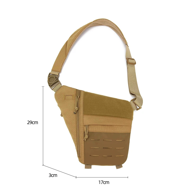 

2025 Men's New Anti theft Bag Chest Bag Fashion Underarm Bag Multi functional Outdoor Sports Shoulder Bag Travel Wallet