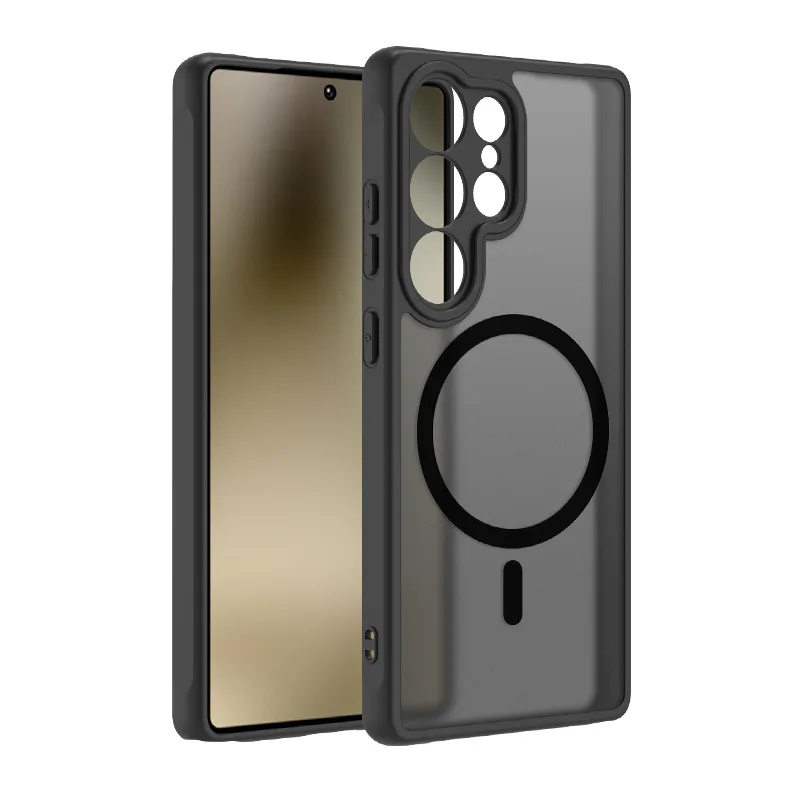 Matte Magnetic Case For Samsung Galaxy S26 S25 S24 S23 Ultra Plus + S25Ultra S24Ultra S23Ultra S 25 Wireless Charge Cover Coque