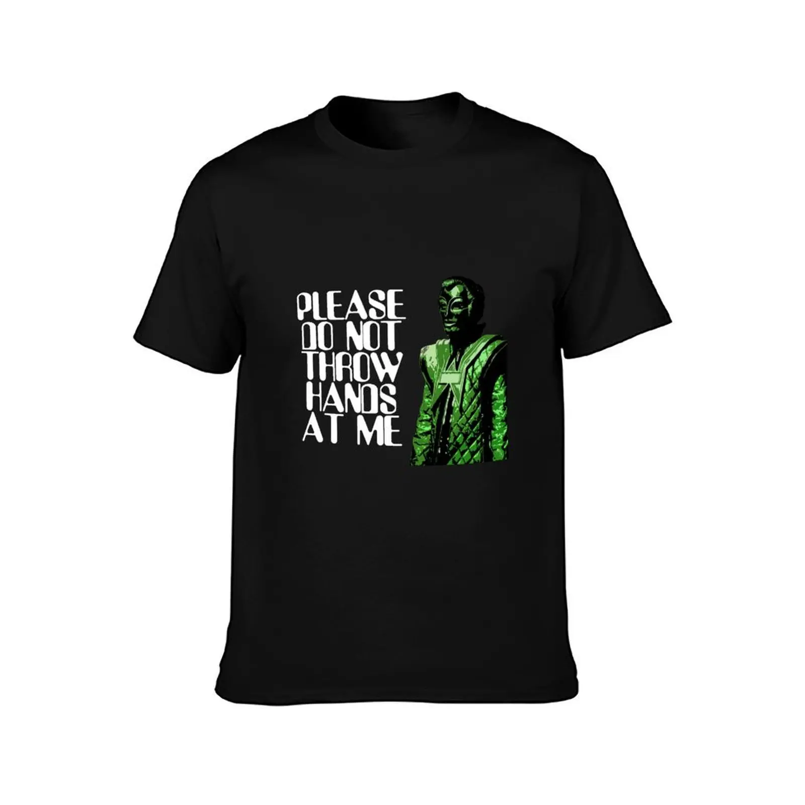 Please Do Not Throw Hands At Me T-Shirt Classic Basic Casual T-Shirt