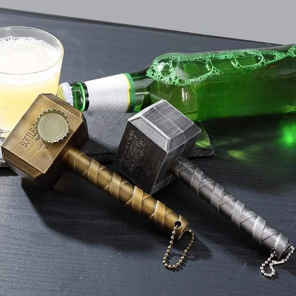 1pc 16.5cm Creative Bottle Opener Hammer Beer Bottle Opener ,Lovers Gift Party Pub Bar Gifts Keychain Opener Beverage Wrench