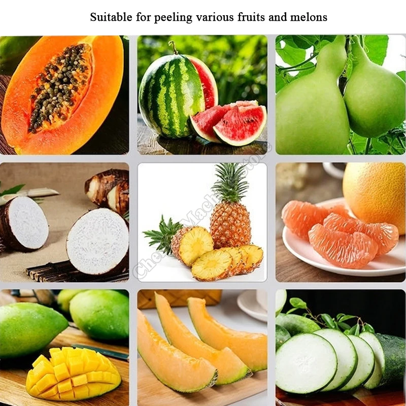 إبرة الإدراج شبه التلقائي مقشرة الفاكهة هامي البطيخ البطيخ الأناناس البابايا القلقاس مقشرة بواسطة البحر