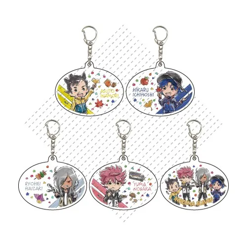 Anime INAZUMA ELEVEN 11 Keychain Doll Ryohei Haizaki Asuto Inamori Hiroto Kira Seiya Nishikage Acrylic Keyring Bag Pendant Gift