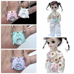 Cartoon Animal Dollhouse Mini Bag Miniature Bag Colorful Cartoon Doll Shoulder Bag Mini Plastic Cute Plush Doll Bag