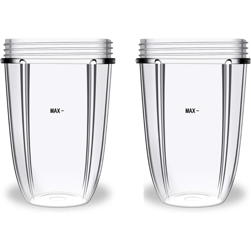 

2Pack Blender Replacement Cups 18oz for NB900w/600w Juicer Mixer Parts