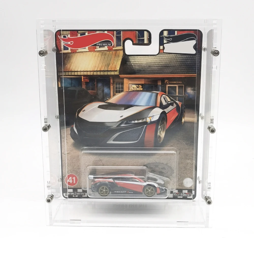 Bob Acrylic 1/64  Model Car Display Case For Hotwheels RLC Acrylic Transparent High Grade Box（without cars）