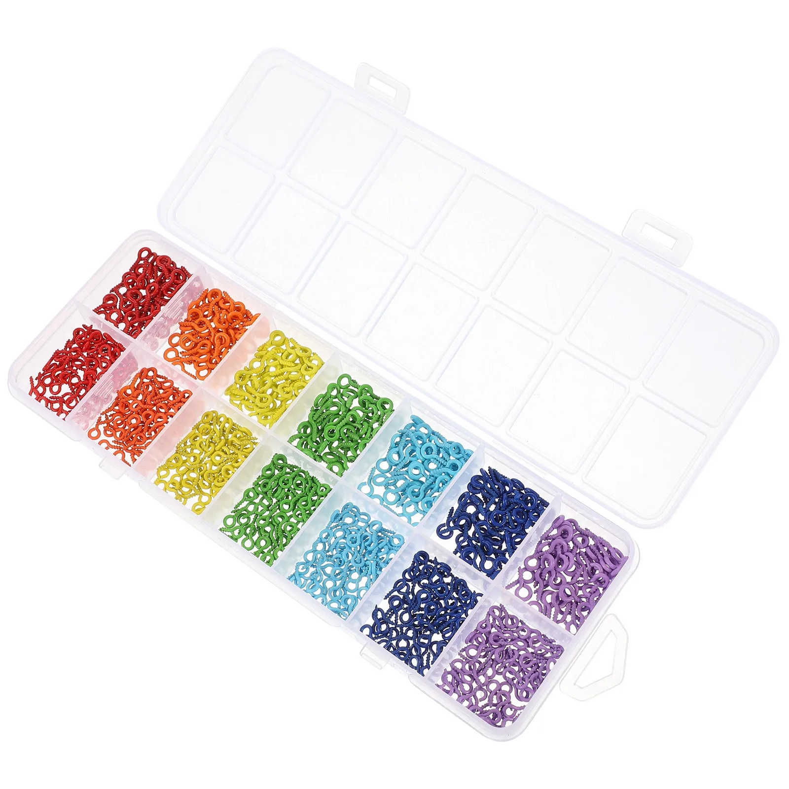 

Миниатюрные цветные металлические крючки-гвоздики для рукоделия, изготовления украшений, ожерелий, браслетов, серег, проектов DIY, маленькие винтовые крючки