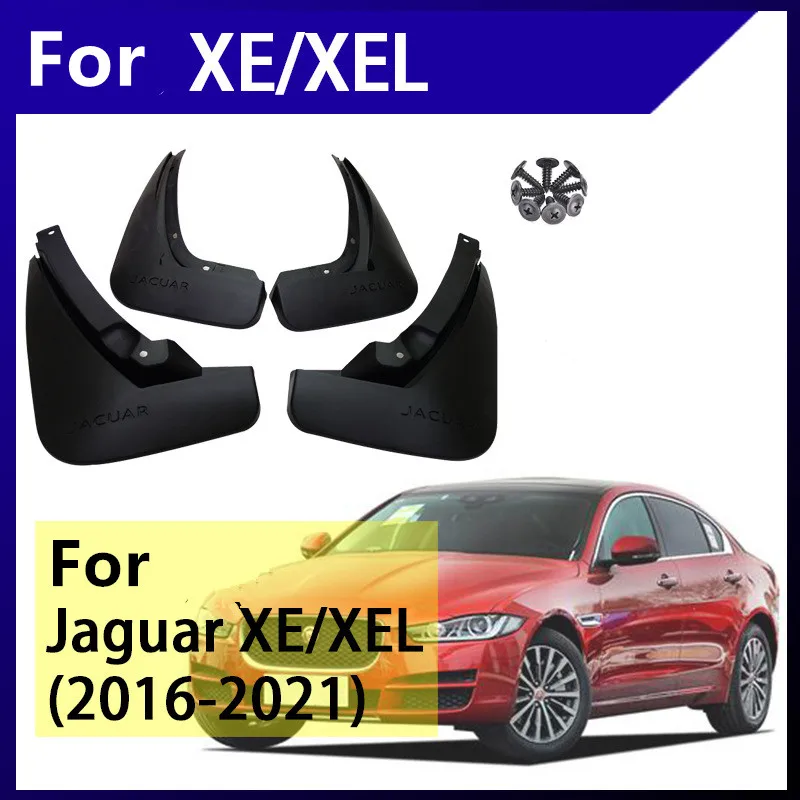 4pcs Car Mudguards For JAGUAR XE 2015 - 2019 Wheel Auto Mud Flaps Mud Guards Splash guards Tire Fender Guard Styline Accessories