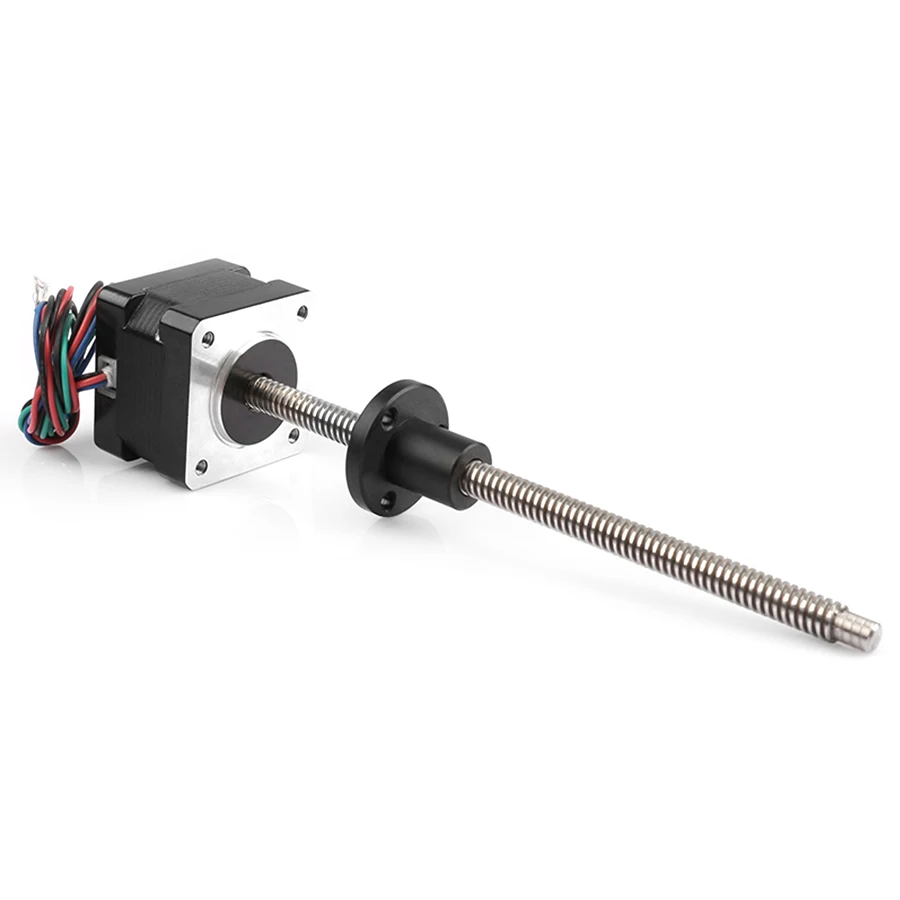 Siheng مخصص Nema14 المحرك الخطي 300 مللي متر الرصاص المسمار الهجين خطوة المحرك
