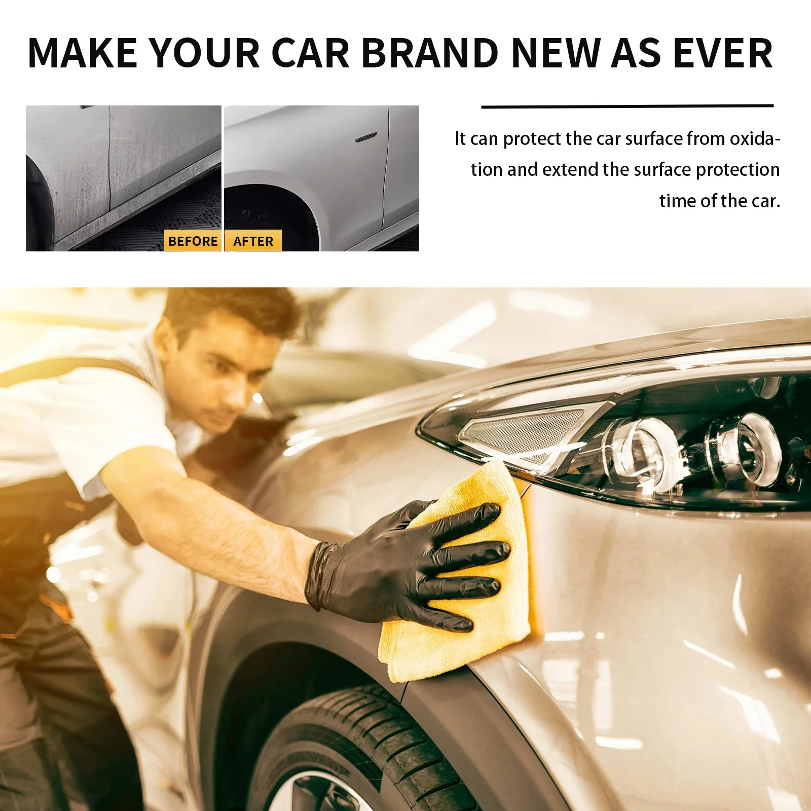 Automotive Foam Cleaner Decontamination Oil Dust Refurbishment Maintenance Brightening Multi-Purpose Cleaning And Care Agent