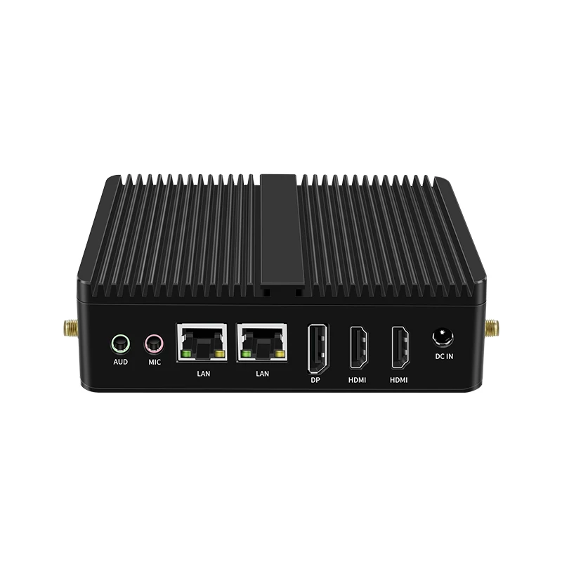 BKHD Mini Industrial Computer Intel N100 Alder Lake-N Celeron J6412 2COM RS232 4USB Suitable for Mechanical Automation IoT