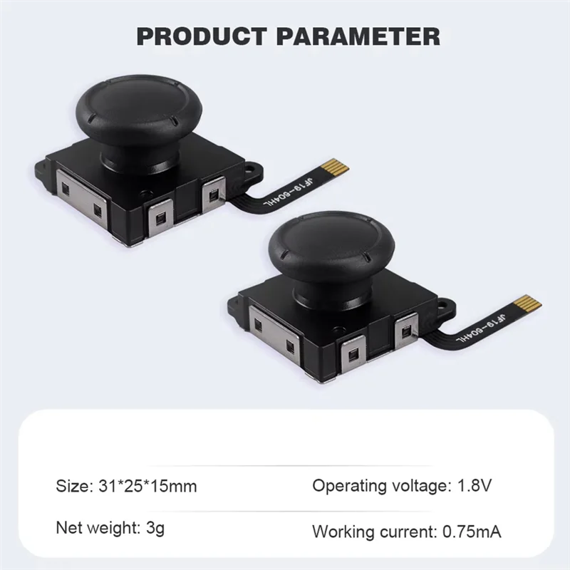 Новейший джойстик с эффектом Холла, 2 шт., для Nintendo Switch/Lite/OLED Joycon, аналоговый джойстик, электромагнитный джойстик для зала без дрейфа