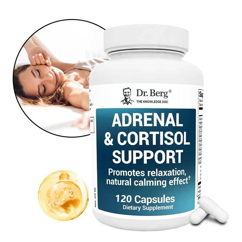 Adrenal & Cortisol Support Supplement - Natural Stress Support To Improve Mood, Focus and Relaxation