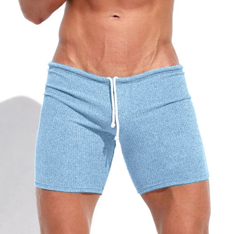 عطلة المنزل اللياقة البدنية قطعتين لينة مرونة عالية سليم صالح مخطط الجاكار الرجال الرياضة تصفح عادية متعددة المشهد السراويل #1