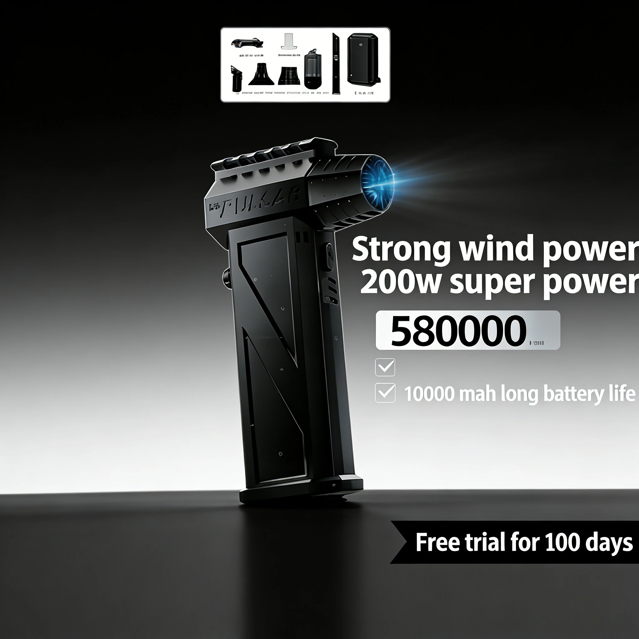 

X3/X11 Handheld Air Duster Cleaner 580000RPM Brushless Hurricane Blower Variable Speed